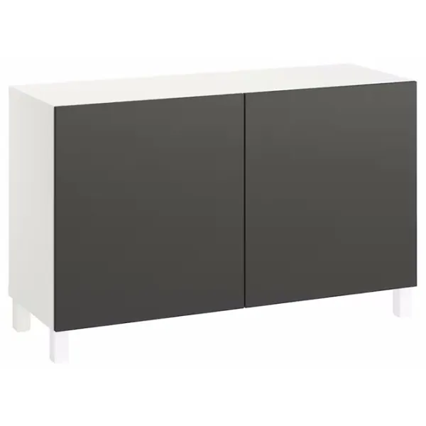 Comodă Ikea Besta/Lappviken/Stubbarp 74 x 120 x 42 / MDF / Sur închis photo 2
