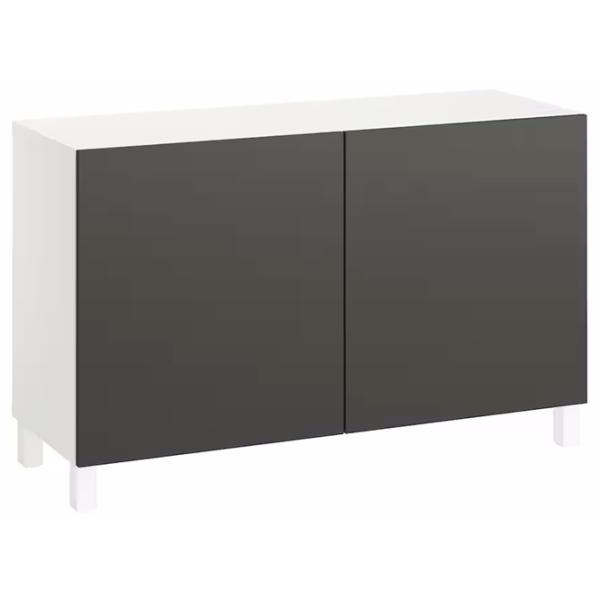 Comodă Ikea Besta/Lappviken/Stubbarp 74 x 120 x 42 / MDF / Sur închis photo 2