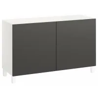 Комод Ikea Besta/Lappviken/Stubbarp 74 x 120 x 42см / МДФ / Темно серый photo 2