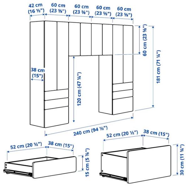 Living Ikea Smastad/Platsa Modulară / White photo 5 Living Ikea Smastad/Platsa Modulară / White photo 5