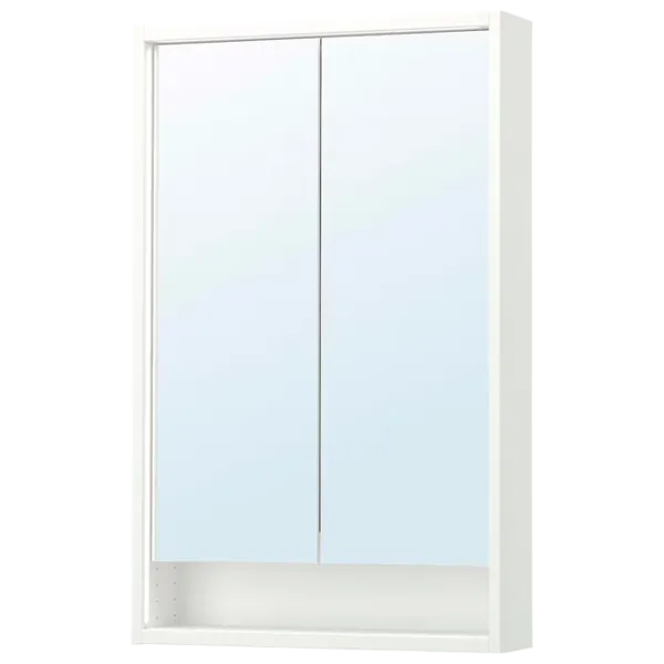 Dulap cu oglindă Ikea Faxalven 95 x 60 x 15 / Oglindă / White photo 1