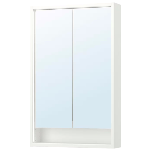 Dulap cu oglindă Ikea Faxalven 95 x 60 x 15 / Oglindă / White photo 1