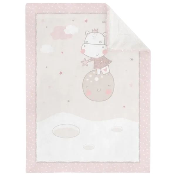 Одеяла Kikka Boo Hippo Dreams  Полиэстер / Розовый photo 1