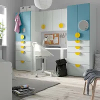 Living Ikea Smastad/Platsa Modulară / White photo 2