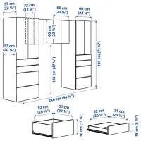 Living Ikea Smastad/Platsa Modulară / White photo 5
