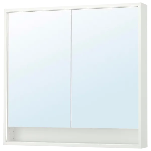 Dulap cu oglindă Ikea Faxalven 95 x 100 x 15 / Oglindă / White photo 1 Dulap cu oglindă Ikea Faxalven 95 x 100 x 15 / Oglindă / White photo 1