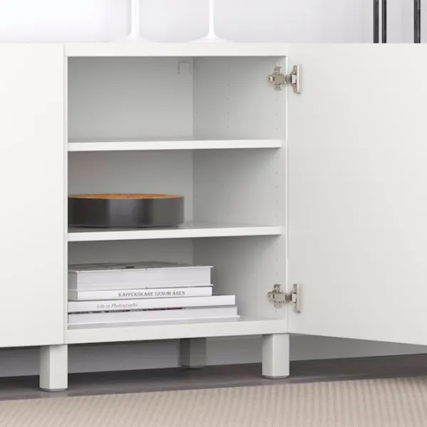 Comodă Ikea Besta/Lappviken/Stubbarp 74 x 180 x 42 / MDF / Alb photo 5