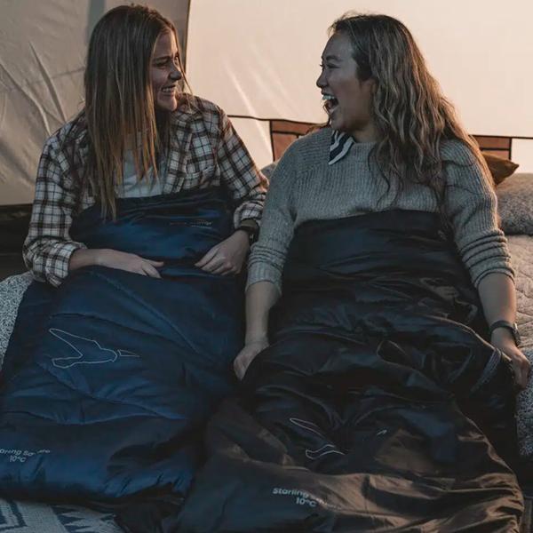 Спальный мешок Easy Camp Starling Square Polyester / Черный Grey photo 6