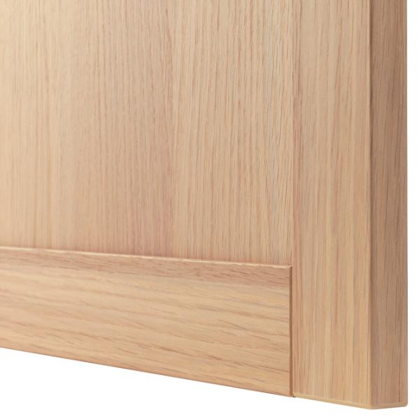 Comodă Ikea Besta/Hanviken/Stubbarp 74 x 180 x 42 / MDF / Aspect Stejar Antichizat photo 5