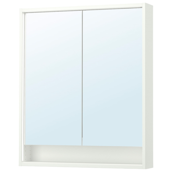 Dulap cu oglindă Ikea Faxalven 95 x 80 x 15 / Oglindă / White photo 1 Dulap cu oglindă Ikea Faxalven 95 x 80 x 15 / Oglindă / White photo 1