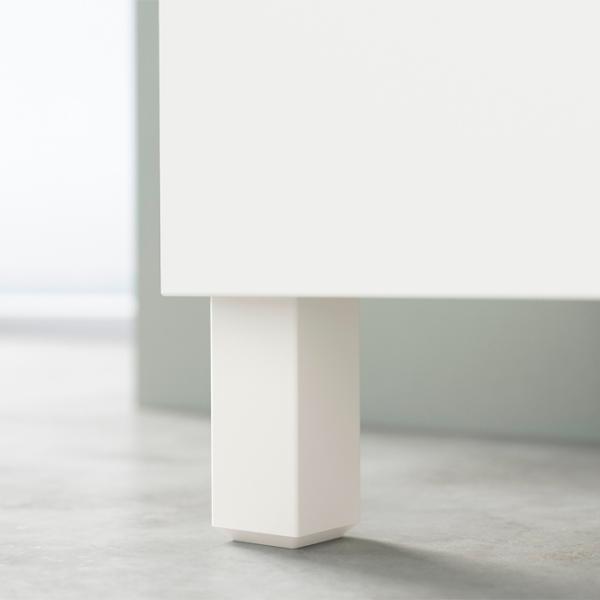 Comodă Ikea Besta 74 x 120 x 42 / MDF / Gri albastru deschis lucios photo 5
