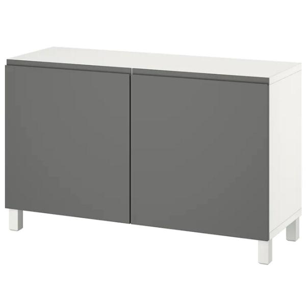 Комод Ikea Besta 74 x 120 x 42см / МДФ / Темно серый photo 1 Комод Ikea Besta 74 x 120 x 42см / МДФ / Темно серый photo 1