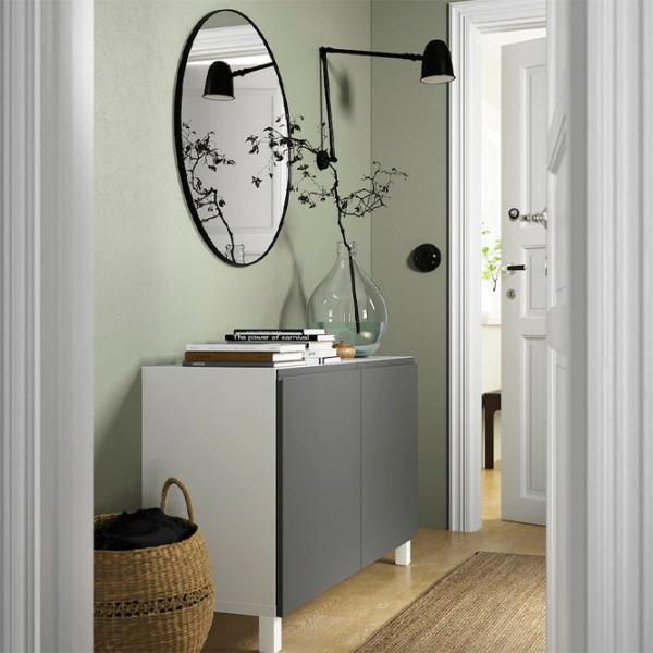 Комод Ikea Besta 74 x 120 x 42см / МДФ / Темно серый photo 3 Комод Ikea Besta 74 x 120 x 42см / МДФ / Темно серый photo 3