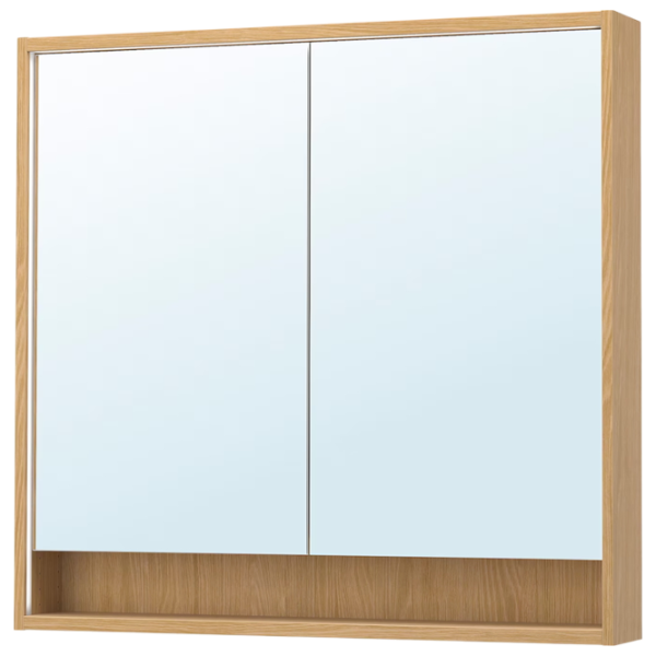 Dulap cu oglindă Ikea Faxalven 95 x 100 x 15 / Oglindă / Oak photo 1 Dulap cu oglindă Ikea Faxalven 95 x 100 x 15 / Oglindă / Oak photo 1