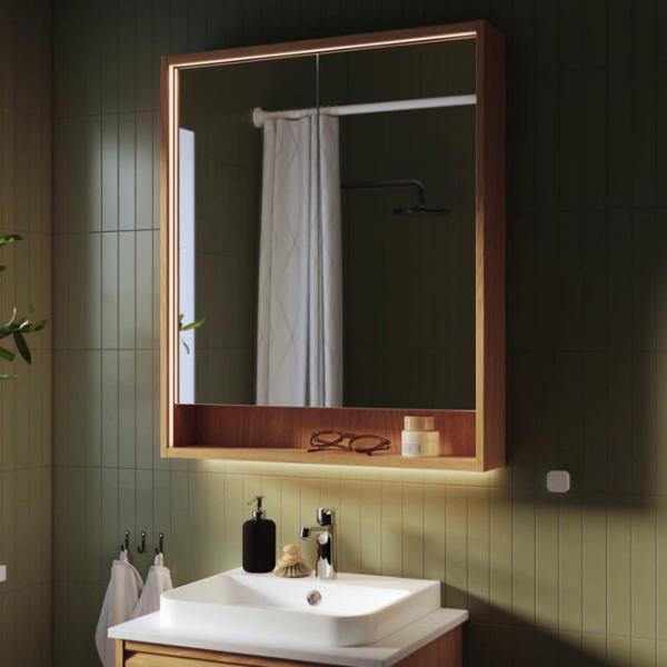 Dulap cu oglindă Ikea Faxalven 95 x 100 x 15 / Oglindă / Oak photo 4 Dulap cu oglindă Ikea Faxalven 95 x 100 x 15 / Oglindă / Oak photo 4