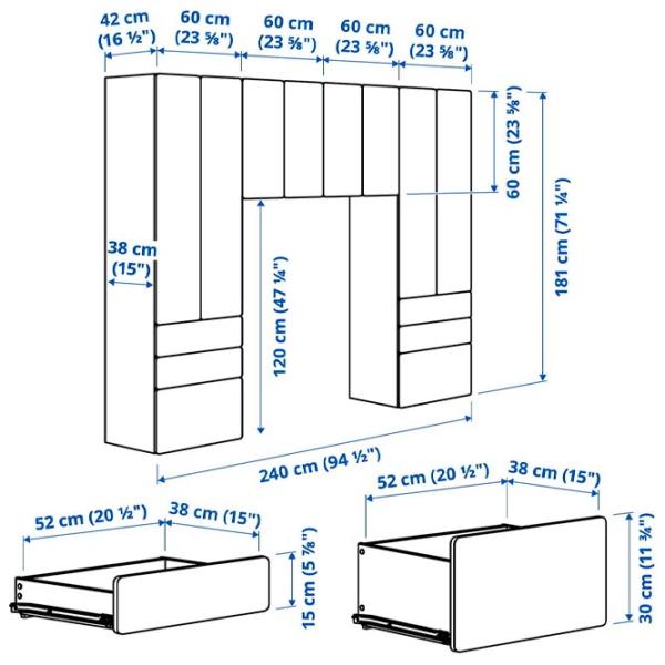 Living Ikea Smastad/Platsa Modulară / White photo 5 Living Ikea Smastad/Platsa Modulară / White photo 5