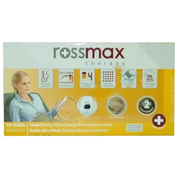 Грелка Rossmax HP4060A 100 Вт / Полиэстер / Бежевый photo 2