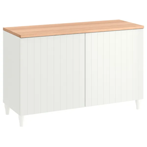Comodă Ikea Besta 76 x 120 x 42 / MDF / Alb photo 2