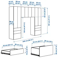 Living Ikea Smastad/Platsa Modulară / White photo 4