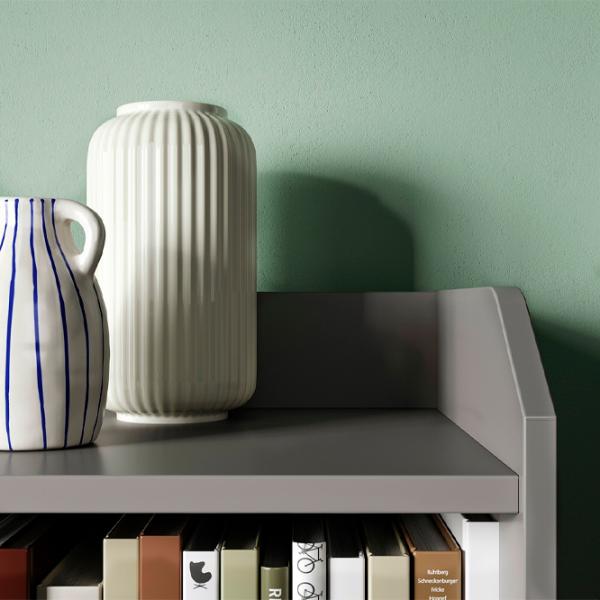 Comodă Ikea Hauga 116 x 208 x 46 / MDF / Gray photo 6