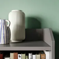 Comodă Ikea Hauga 116 x 208 x 46 / MDF / Gray photo 6