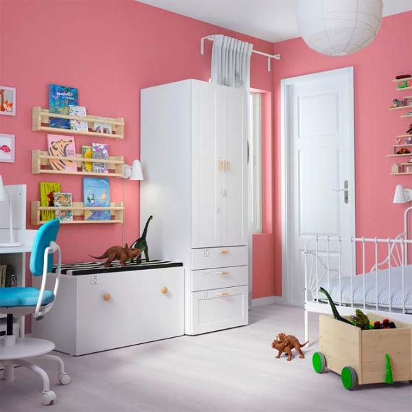 Гостиная Ikea Smastad/Platsa Модульная / White photo 2