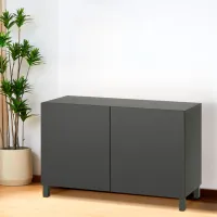 Комод Ikea Lappviken/Stubbarp 74 x 120 x 42см / МДФ / Темно серый photo 2