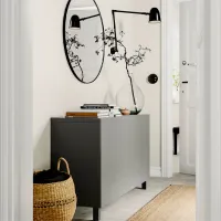 Комод Ikea Lappviken/Stubbarp 74 x 120 x 42см / МДФ / Темно серый photo 3