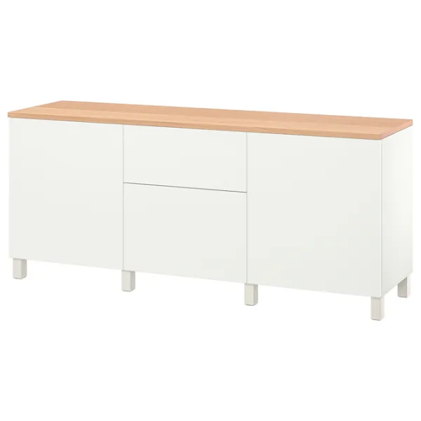 Comodă Ikea Lappviken/Stubbarp 76 x 180 x 42 / MDF / Alb photo 1