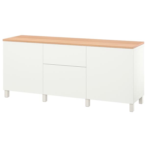 Comodă Ikea Lappviken/Stubbarp 76 x 180 x 42 / MDF / Alb photo 1