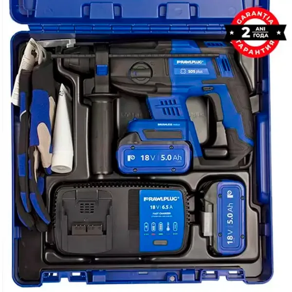 Ciocan rotopercutor Rawlplug R-PRH18-XL2  / Blue photo 2 Ciocan rotopercutor Rawlplug R-PRH18-XL2  / Blue photo 2