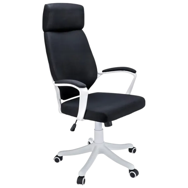 Scaun de birou Jumi ICON Stofă/ Black White photo 2 Scaun de birou Jumi ICON Stofă/ Black White photo 2