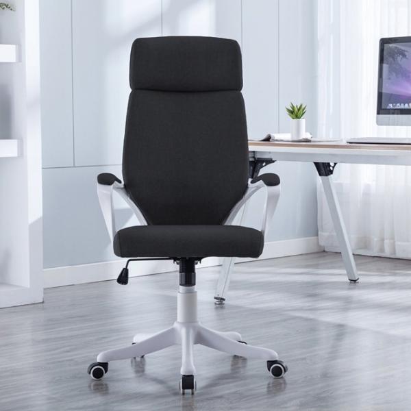 Scaun de birou Jumi ICON Stofă/ Black White photo 5 Scaun de birou Jumi ICON Stofă/ Black White photo 5