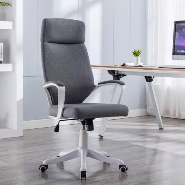 Scaun de birou Jumi ICON Stofă/ Gray White photo 7 Scaun de birou Jumi ICON Stofă/ Gray White photo 7