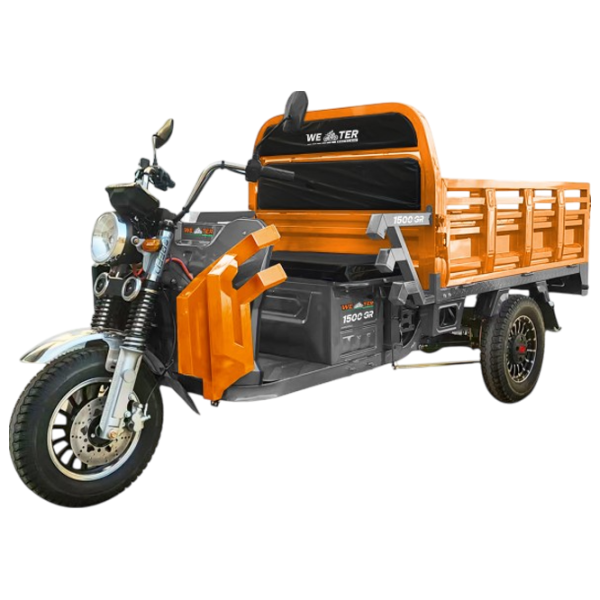 Трицикл электро Weter 1500 GR Оранжевый / 50 км photo 1