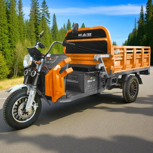 Трицикл электро Weter 1500 GR Оранжевый / 50 км photo 2