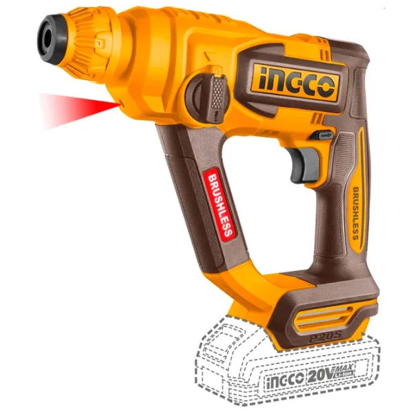 Ciocan rotopercutor INGCO CRHLI20188  / Yellow photo 1