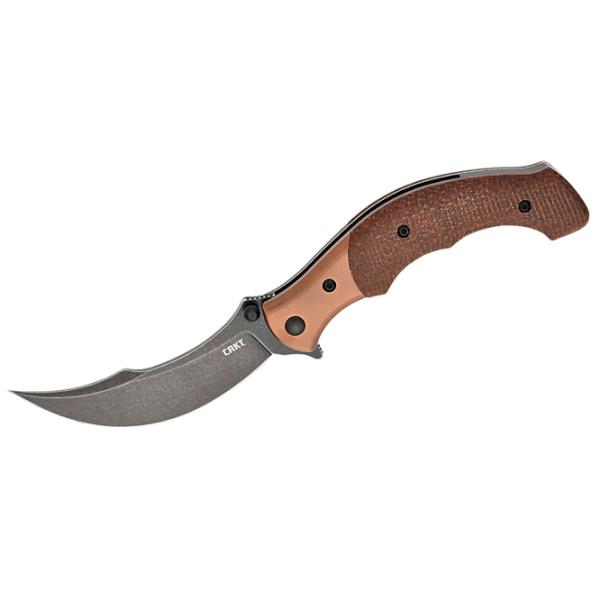 Cuțit CRKT Compact Marron Camping / Sandvik 12C27 photo 1