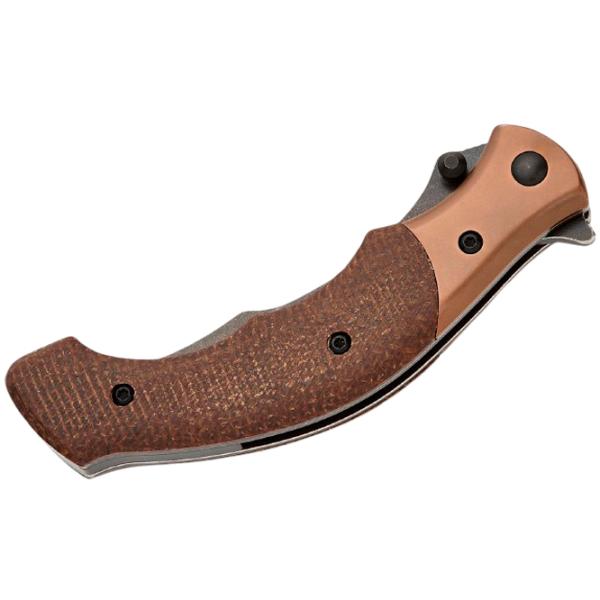 Cuțit CRKT Compact Marron Camping / Sandvik 12C27 photo 3