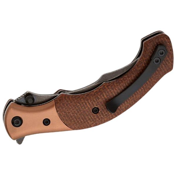 Cuțit CRKT Compact Marron Camping / Sandvik 12C27 photo 5