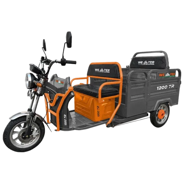 Трицикл электро Weter 1200 TR Оранжевый / 50 км photo 1