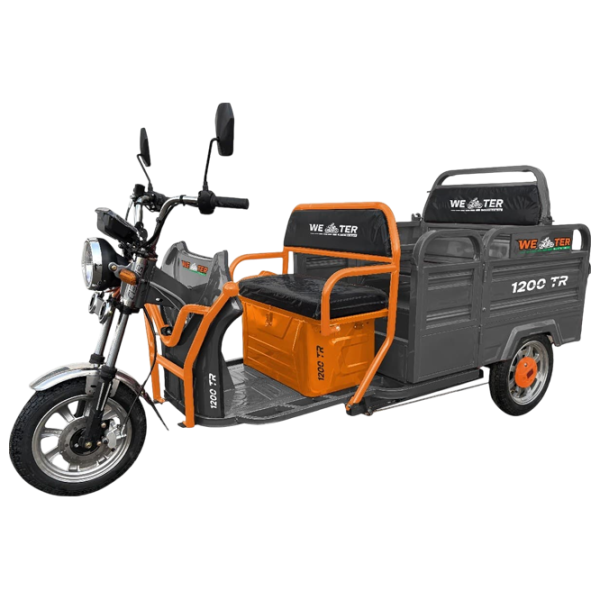 Трицикл электро Weter 1200 TR Оранжевый / 50 км photo 1