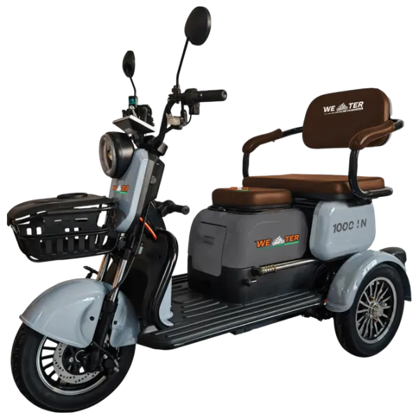 Трицикл электро Weter 1000 IN Серый / 50 км photo 1 Трицикл электро Weter 1000 IN Серый / 50 км photo 1