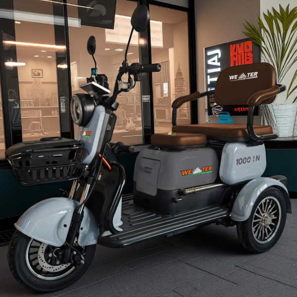 Трицикл электро Weter 1000 IN Серый / 50 км photo 2 Трицикл электро Weter 1000 IN Серый / 50 км photo 2