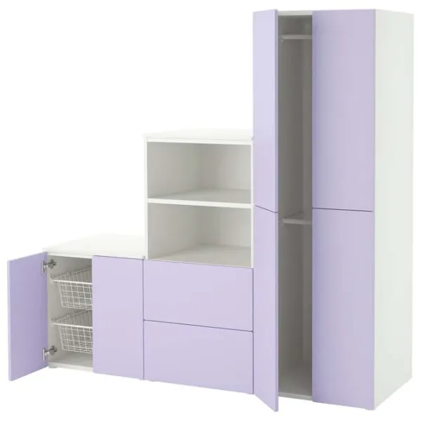 Гостиная Ikea Smastad/Platsa Модульная / White photo 1