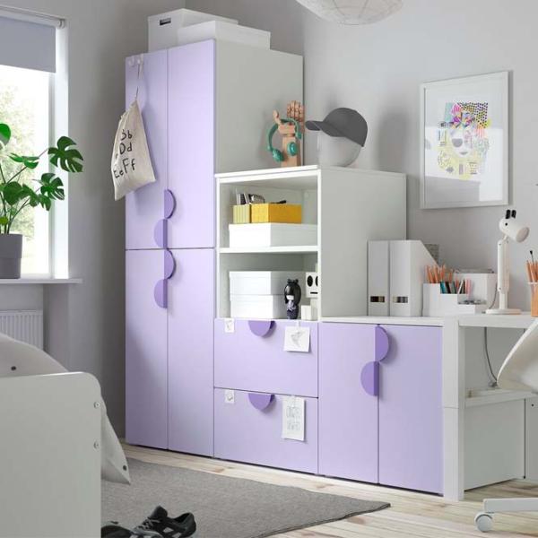 Гостиная Ikea Smastad/Platsa Модульная / White photo 3