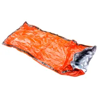 Accesoriu pentru sac de dormit Deuter Bivibag UL Folie de aluminiu / Orange Black