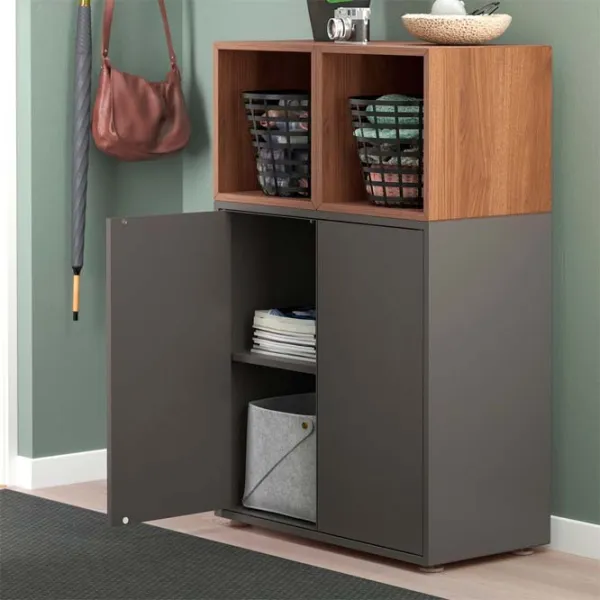 Tumbă pentru antreu Ikea Eket Gray / MDF photo 3