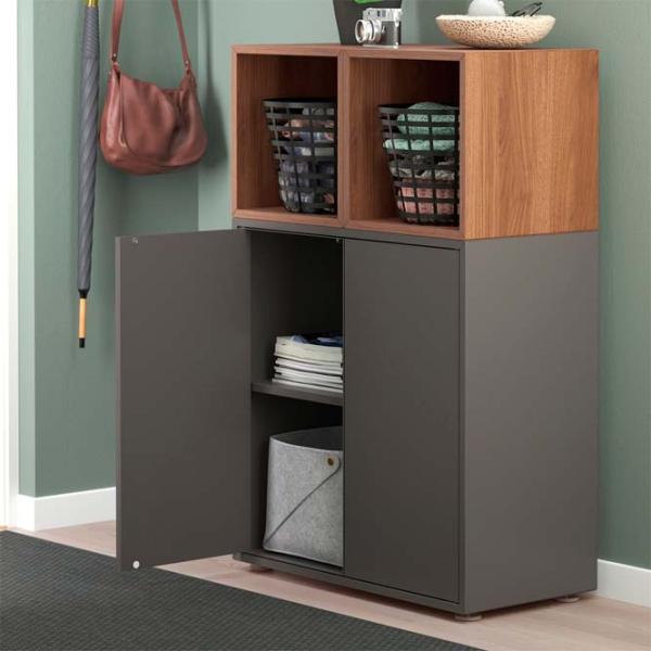 Tumbă pentru antreu Ikea Eket Gray / MDF photo 3