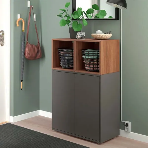 Tumbă pentru antreu Ikea Eket Gray / MDF photo 5
